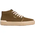 Pepe Jeans for man. PMS31051 Ben Top Leather Sneakers green (44), Flat, Laces, Casual