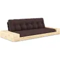Karup DesignBase Sovesofa m. 2 sidebokser Tre-seterBrunSovesofaerFra Homeroom
