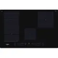 Whirlpool WF S0377 NE/IXL - Induksjonskomfyrtopp - 4 plater - Nisje - bredde: 75 cm - dybde: 48 cm - svart