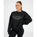 MM Sports Sweater Wmn Varsity, Black - L