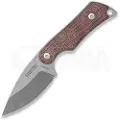 Mercury Kali - Drop Point - Red Burlap Micarta kniv