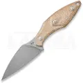 Mercury Hawky - M390 - Natural Canvas Micarta kniv