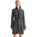 Scotch & Soda Printed Langarmet Kort Kjole