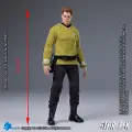 Hiya Toys Star Trek Utsøkt Super-serie Action1/12 Kirk Actionfigur 16 Cm