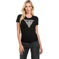 GUESS Triangle Python Kortarmet T-skjorte