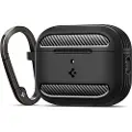 Spigen Rugged Armor matte black - AirPods Pro 3