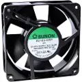 SUNON MEC0252V1-000U-A99, Vifte, 12 cm, 3100 RPM, Sort