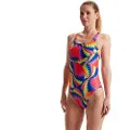 Speedo Allover Digital Leaderback Badetøy