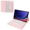 Mtp Products Samsung Galaxy Tab S9+ Etui med Bluetooth-tastatur - Rosa