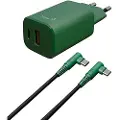 Hune Eco 20w Usb-a-og Usb-c-vegglader