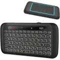 Mtp Products Mini Combo Trådløs Tastatur & Styreplate H20 - Svart