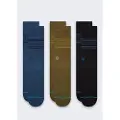 Stance Basic 3 Pack Crew Socks grønn