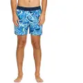 Volcom Lido Print Trunk 16 Boardshorts blå