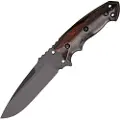 Hogue Tactical Fixed Blade, Wood Cocobolo Scales