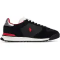 Ralph Lauren for man. 809974040004 Varick suede and black oxford trainers (40), Leather, Flat, Laces, Casual