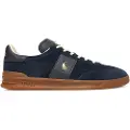 Ralph Lauren for man. 809973707002 Heritage Aera Leather Sneakers navy (44), Flat, Laces, Casual