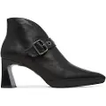 Hispanitas for woman. HI254244 Atlanta Leather Ankle Boots black (37), 5 to 8 cm, Zip, Casual