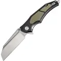 Artisan Cutlery Apache Linerlock D2 foldekniv, black/green