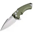 Hogue X5 3,5" Spear Point foldekniv, oliivinvihreä