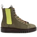 Art unisex. 1177912WQ003_0G3 Leather Ankle Boots 1779 Belleville green (37), Flat, Laces, Casual