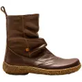 El naturalista for woman. 2N722212E505_012 Booties N722 Nido brown (36), Flat, Zip, Casual