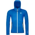 Ortovox Hooded Fleecejakke blå