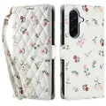 Mtp Products Samsung Galaxy A17/A26 Rombisk blomsterlommebok-etui - roser