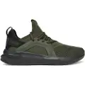 Puma Softride Enzo 5 Running Shoes, Shoes, Dark Olive/Black/Fizzy Light, 43