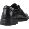 Fluchos for man. F1304 Magnus black leather shoes (42), Flat, Laces, Casual