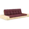 Karup DesignBase Sovesofa m. 2 sidebokser Tre-seterRødSovesofaerFra Homeroom
