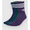 Adidas Originals 3S Crew S 3P Socks mønster
