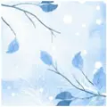 Usorteret Middagsserviet, Dunisoft, Frosted Winter, 1/4 fold, 40x40cm - (6 stk.)