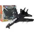 Leantoys Lean Sport Jet fly militært jagerfly skinnende spill