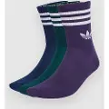 Adidas Originals 3S Crew S 3P Socks mønster