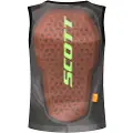 SCOTT Airflow Vest, Ryggbeskyttelse, Junior, Evening Grey/Glow Green