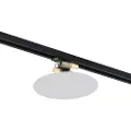 QAZQA Moderne hvit taklampe for skinnesystem 1-fase 2-lys - Iconic Pulley
