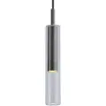 QAZQA Moderne spot gunmetal met helder glas voor railsysteem 1-fase - Slimline Loyce