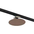 QAZQA Moderne taklampe i bronse for 1-fase skinnesystem 2-lys - Iconic Pulley