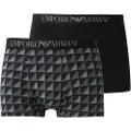 Emporio Armani Classic Pattern Mix Trunk Boxers 2 Enheter