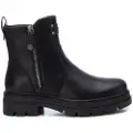 Refresh for woman. 17100201-NEGRO Round toe ankle boots black (36), Flat, 1 to 3 cm, Zip, Casual, Imitation leather