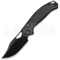 Kunwu Knives Django XL - Carbon Fiber - DLC foldekniv