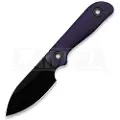 Kunwu Knives Stiffy P. - Purple Micarta - DLC kniv