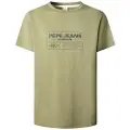 Pepe Jeans for man. PM5010094 Tharky T-shirt green (S), Casual, Cotton, Short sleeve