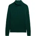 Superdry Slouchy Cable Genser Med Høy Hals