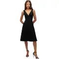 Superdry Lbd Satin V Neck Midikjole
