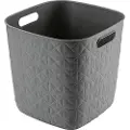 Curver FIRKANTISK KURV MØRKEGRŠSOFTEX 15L
