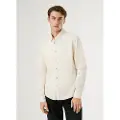 Pepe Jeans for man. PM3090843 Charly Shirt off-white (L), Casual, Cotton, Long sleeve