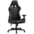 Dutzo E-SPORTS Gamingstol - Svart - PU-lær - Opptil 120 kg