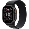 Apple Watch Ultra 3 GPS + Cellular 49mm Black Titanium Case with Black Alpine Loop - Large