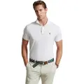 Ralph Lauren for man. 710713130003 Custom Slim Fit Polo shirt white (S), Casual, Cotton, Short sleeve